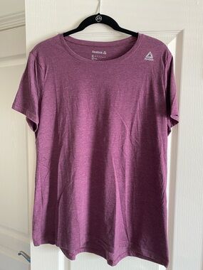 Reebok Women's Plum athletic Short Sleeve Tee